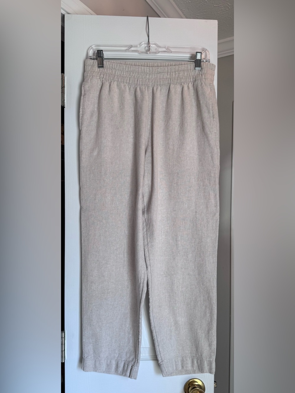 Old Navy Linen Blend Straight Leg Pants